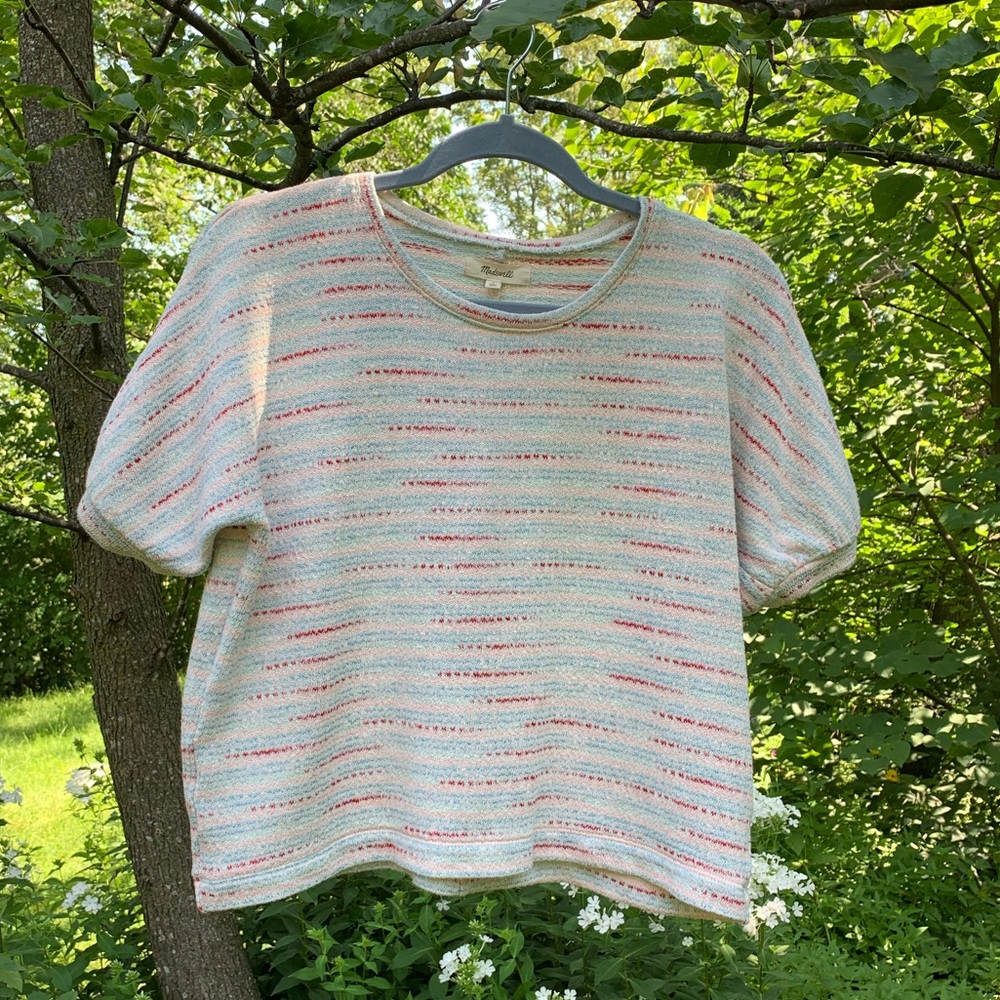 Madewell Textured Short Sleeve Top